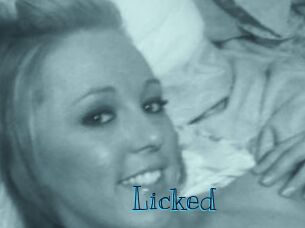 Licked